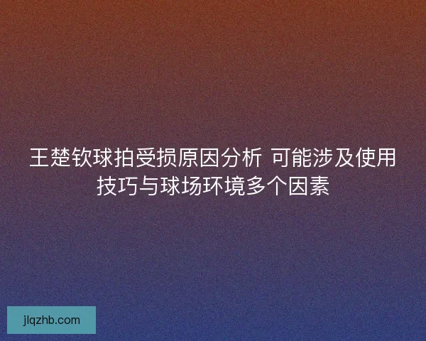 王楚钦球拍受损原因分析 可能涉及使用技巧与球场环境多个因素